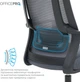 Кресло компьютерное офисное эргономичное OfficePro Harmony OC310-B-G-G Black/Gray - изображение 9