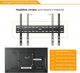Настінне кріплення для телевізора UniBracket BZ02-63 37" - 70" - зображення 4