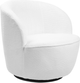 Крісло поворотне Homla SVINGEN FASO 65.5 x 77 x 69 см White (5906496719325) - зображення 1