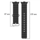 Силиконовый ремешок Primo Ocean для часов Xiaomi Redmi Watch 5 / Xiaomi Smart Band 9 Pro - Black - изображение 5