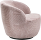 Крісло поворотне Homla SVINGEN FASO 65.5 x 77 x 69 см Pink (5906496719349) - зображення 3