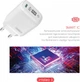 Мережевий зарядний пристрій Intaleo TCGQPD120L USB-C PD + QC3.0 20Вт + кабель Lightning White (1283126510007) - зображення 2