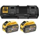 Зарядное устройство для аккумуляторов DeWALT 10.8-54В 4А + 2 аккумулятора FLEXVOLT (DCB132X2) - изображение 1
