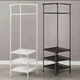 Вішалка підлогова стійка для одягу з підставкою для взуття New multi functional shoe and hat rack - изображение 4