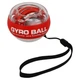 Кистьовий гіроскопічний тренажер для зап’ястя еспандер Gyroball з LED підсвічуванням червоний - зображення 6