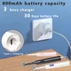 Перезаряжаемая электрическая зубная щетка с 4 сменными насадками, USB-перезарядка, таймер. Белая - изображение 6