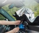 Солнцезащитный зонт для авто лобового стекла автомобиля зонтик шторка защитная от солнца Черный - изображение 3