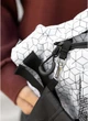 Большая женская поясная сумка бананка тканевая городская Sambag DynamicDart с принтом Square 60512 - изображение 6