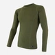 Термолонгслив мужской Sensor Merino DF LS SM11M-safari-L оливковый - изображение 6