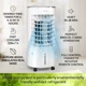 Охладитель-увлажнитель воздуха Klarstein Skypillar 3 в 1 (10035794) - изображение 2