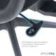 Крісло комп'ютерне OfficePro Wave OC670-B-B-B Black - зображення 10