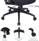Крісло комп'ютерне OfficePro Wave OC670-B-B-B Black - зображення 13