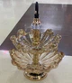 Поднос для фруктов и сладостей Fruit tray 16412-9 стеклянный двухъярусный конфетница на металлическом каркасе с ручкой Золотистый (127-14-16603) - изображение 2