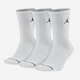 Набор женских носков высоких Nike U J ED Cush Poly Crew 3PR 144 DX9632-100 34-38 3 пары Белый (196152693860) - изображение 1