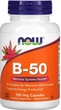 Витамины группы В NOW Foods B-50 100 таблеток - изображение 1