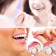 Набір зубних ниток - флосерів із зубочистками Denti двосторонні флоси для чищення міжзубних проміжків, 3 комплекти, 150 шт, білий (104417417) - зображення 9
