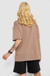 Костюм жіночий повсякденний колір світло-коричневий розмір L-XL 241R5004-1 - изображение 4