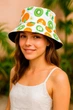 Двостороння панамка Fashion P0043-W 56-58 Чорний \ Білий - изображение 4