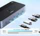 KVM-переключатель UGREEN AK500 HDMI 4K Dual Monitor KVM Switch 2 in 2 Out для подключения 2 мониторов и 2 ПК совместное использование клавиатуры, мыши, принтера поддержка HDR 3D Black (55455) - изображение 8