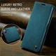 Чехол-книжка CaseMe из нубука для Xiaomi Redmi Note 11S 5G Бирюзовый - изображение 3