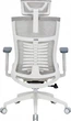 Кресло компьютерное офисное эргономичное Officepro Balance OC620-W-LG-LG White/Light Gray - изображение 3