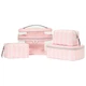 Набір косметичок Victoria's Secret 4-in-1 Train Case Signature Iconic Stripe - зображення 2