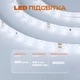 Зеркало с подсветкой LED для ванной комнаты настенное смарт зеркало с подогревом и дисплеем 90х70 см BRS - изображение 5