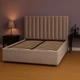 Двуспальная кровать Smart Tramonto Lite 160х200 см Lili 06 Бежевая (33410011-06) - изображение 2