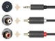 Кабель Ugreen AV102 3.5 мм Male to 2xRCA Male Audio Cable 2 м Black (10510_1) - изображение 5