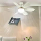 Стельовий вентилятор з підсвіткою Ceiling Fan LK-63 52 см, 40 Вт, 6 лопатей, з пультом ДК, 3 швидкості, регульована яскравість, цоколь E27 — для спальні, вітальні та кухні - зображення 3