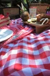 Скатерть с салфетками Istanbul Piknik Set 140 х 180 см Happy Days Kirmizi - изображение 2