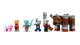 Zestaw klocków LEGO Minecraft Kryjówka rozbójników i dewastatorów, 665 el. 21278 (5702017815527) - obraz 3