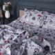 Комплект постельного белья MirSon Семейный 2x143x210 см 17-0672 Silver Owlets Бязь (2200010182859) - изображение 2