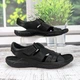 Сандалії чоловічі ClubShoes чорні шкіряні 45р (30 см) 3959 - зображення 3