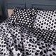 Комплект постельного белья MirSon Двуспальный 175х210 см 17-0673 Monochrome Meows Бязь (2200010184501) - изображение 2