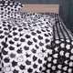 Комплект постельного белья MirSon Двуспальный 175х210 см 17-0673 Monochrome Meows Ranforce Elite (2200010185058) - изображение 6