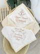 Крыжма для мальчика Family Tradition велюровая махра пике косичка с вышивкой 100х100 см айвори крем Шоколад с кремом - изображение 5