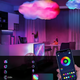 Подвесная LED лампа светильник ночник облако с RGB подсветкой работой от USB пультом подключением по Bluetooth (480432-Prob) - изображение 3