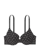 Бюстгальтер Victoria's Secret (2126439778276) Perfect Shape Cotton 70A чорний (принт сердечка) - зображення 3