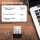 Wi-Fi адаптер для під'єднання ПК або ноутбука до Wi-Fi 2.4 ГГц, 286 Mbps, USB 2.0, просте встановлення, Windows - зображення 5