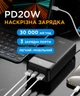 УМБ Sigma mobile X-power SI30A4QL 30000 mAh PD20W Black (4827798787311) - изображение 7