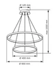 Люстра Goldlux 329189-PLX Lea LED 2x35W 4000К 4600Lm IP20 - изображение 7