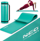 Килимок для тренувань Neo Sport товстий 183 x 60 см 192301 бірюзовий (5903890606176) - зображення 2