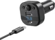 FM-трансмітер XO BCC18 USB-A OTG/USB-C Black (BCC18.black) - зображення 2