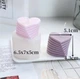 Силіконова форма - молд для створення свічок Hearts формочка у формі сердець для виготовлення свічки DIY, 6.5х7х5 см, біла (107950672) - зображення 13
