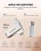 Флешка BLANBOK+ 512 ГБ 3в1 Type-C, Lightning, Usb Silver (R3621) - изображение 3