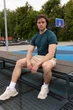 Чоловіча однотонна футболка прямого крою Носи своє 48 Смарагдовий (p-7826-197604) - изображение 2