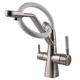 Cмеситель для кухни с краном для фильтрованной воды GLOBUS LUX Lazer GLLR-0700-L-08-08 сатин латунь 000029241 - изображение 7