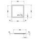Піддон для душової кабіни DURAVIT Starck Slimline 90x90x4.5см квадратний акрил без сифону білий 720115000000000 - зображення 8