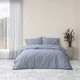 Постельное белье Lotus Home Premium Percale Stripe синий евро (svt-2000022342643) - изображение 2